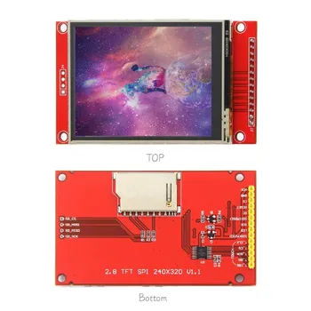 240 * 320 TFT-модуль ILI9341 занимает не менее 4-х входов 2,8-дюймового цветного PI LCD-модуля