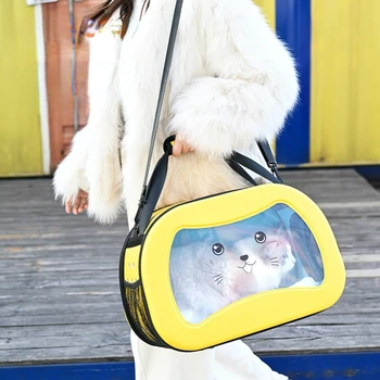 Капсула Cat Space, Прозрачная сумка для кошек, дышащая переноска для домашних животных, рюкзак для маленькой собаки, дорожная клетка, сумочка для котенка, аксессуары для домашних животных