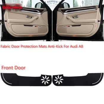 4шт тканевых ковриков для защиты дверей от ударов, декоративные накладки для Audi A8