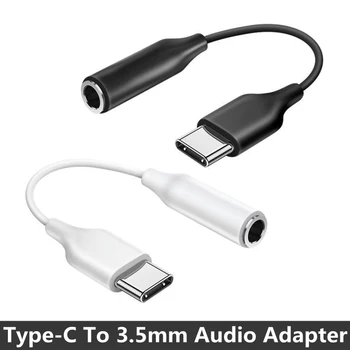 Аудиокабель для наушников с разъемом Type C до 3,5 мм для Samsung Galaxy S20 S21 S22 Ultra Note 20 Plus USB C до 3,5 Aux Кабель-адаптер
