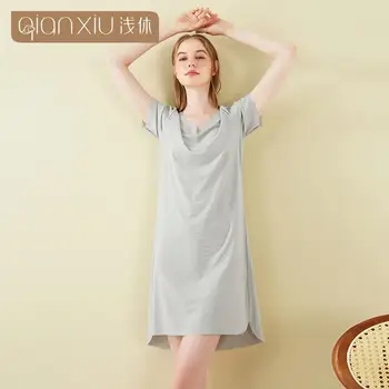 СУО И ЧАО, новые женские свободные пижамы, свежие и удобные пижамы, женская простая домашняя одежда