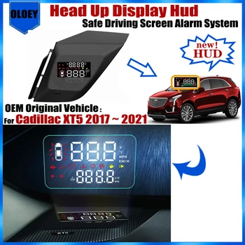 Для Cadillac XT5 2017 2018 2019 2020 2021 OEM головной дисплей HUD Экран безопасного вождения Сигнализация Автомобильные Электронные Аксессуары