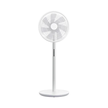 Напольный вентилятор Smartmi с инвертором постоянного тока, 3 визуальных экрана, белый светодиодный дисплей, 20-часовое беспроводное использование, уменьшение количества пыли с отрицательными ионами, искусственный интеллект, Естественный ветер
