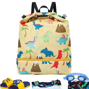Детская сумка для плавания, влажная Сухая Водонепроницаемая сумка для хранения, детский рюкзак для фитнеса, пляжная сумка через плечо, рюкзак