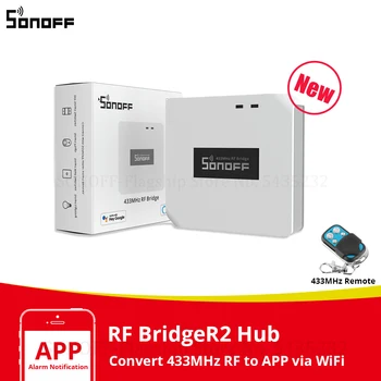 Itead SONOFF RF Bridge 433 МГц Wifi Беспроводной Преобразователь сигнала Автоматизация Умного дома работает с RF Пультом Дистанционного управления 433 МГц