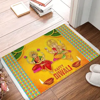Счастливый Дивали Индуистский Бог Индии Индийские Боги Дурга Мата Коврик для спальни Домашний Коврик для гостиной Декор Ковра